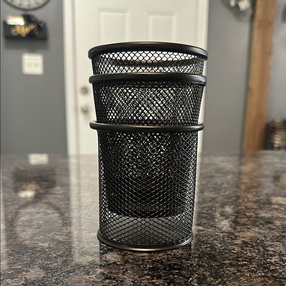 3 Black Wire Pen Holders Desk Organizers NWOT - Picture 12 of 13